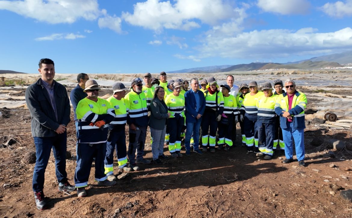 La Mancomunidad del Sureste presenta en El Burrero los avances del plan de limpieza de invernaderos abandonados y mejora ambiental de la comarca