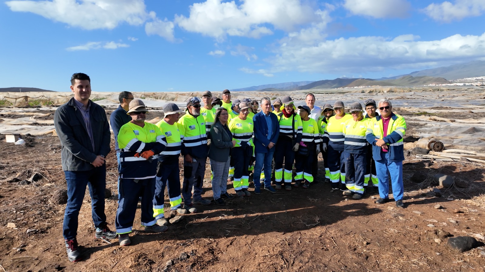 La Mancomunidad del Sureste presenta en El Burrero los avances del plan de limpieza de invernaderos abandonados y mejora ambiental de la comarca