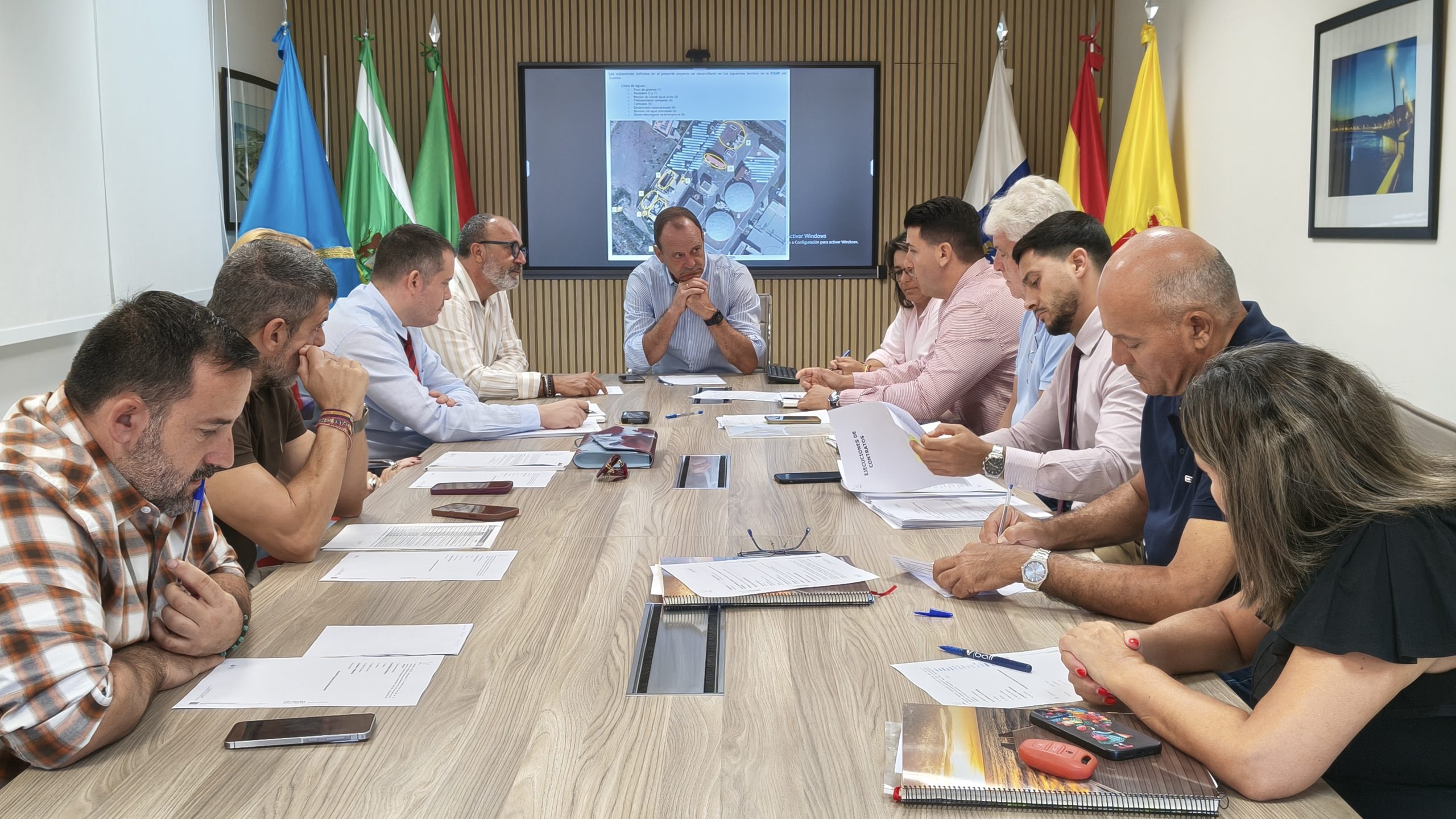 Aprobación obras Depuradora Mancomunidad Sureste GC